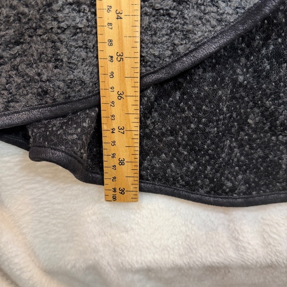 Joseph Ribkoff Coat Womens Size 15 Grey Embroidered Boucle Long Line Wool Blend - Picture 6 of 8